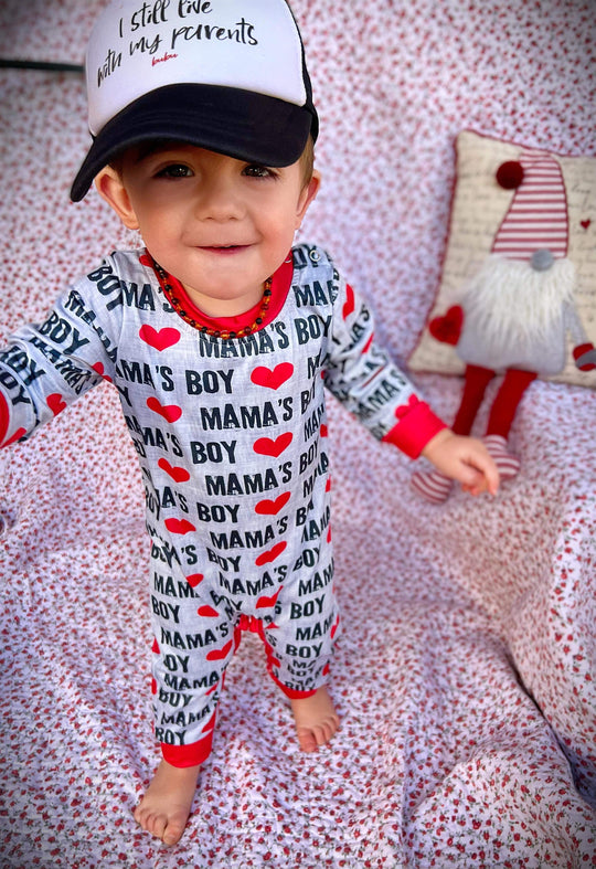 Clover cottage mamas boy romper
