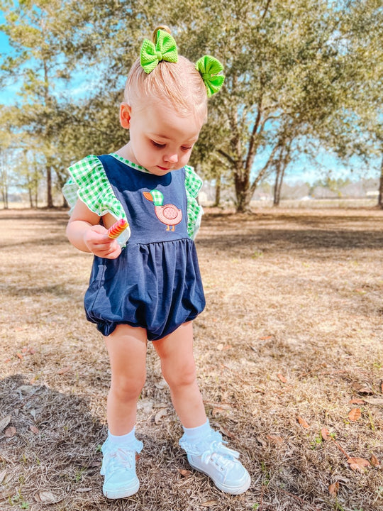 Duck appliqué romper