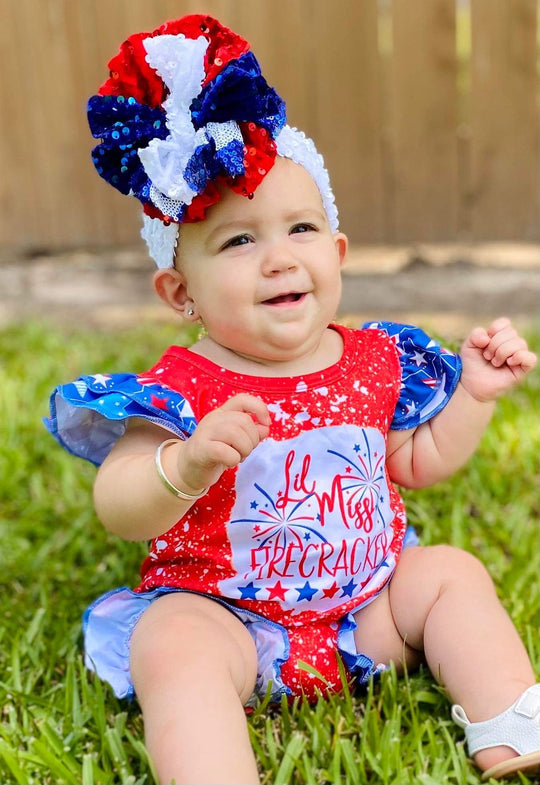 Clover cottage Firecracker romper