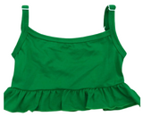 Green crop top